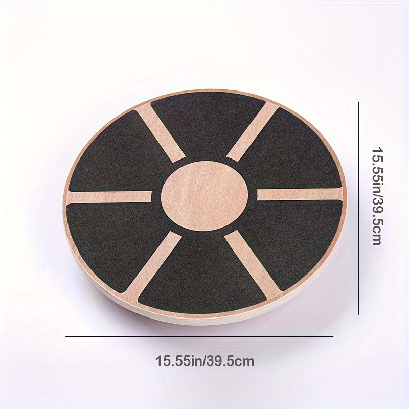 Wooden Wobble Balance Board for Core Training Exercise
