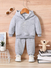 ASTRONAUT Cartoon Kids Outfit Baby Trousers Set For Fall