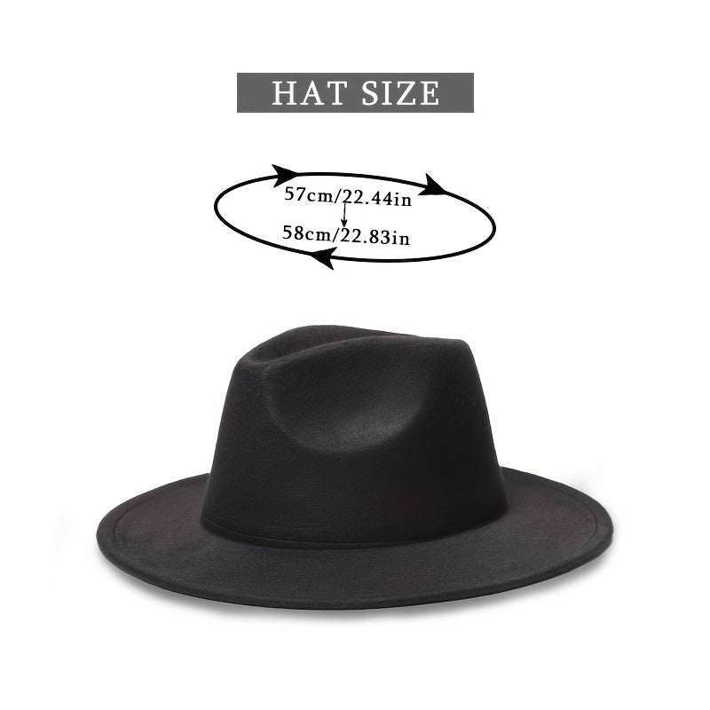 Y2K British Cowboy Hat Lightweight Sun Jazz Fedora Cap
