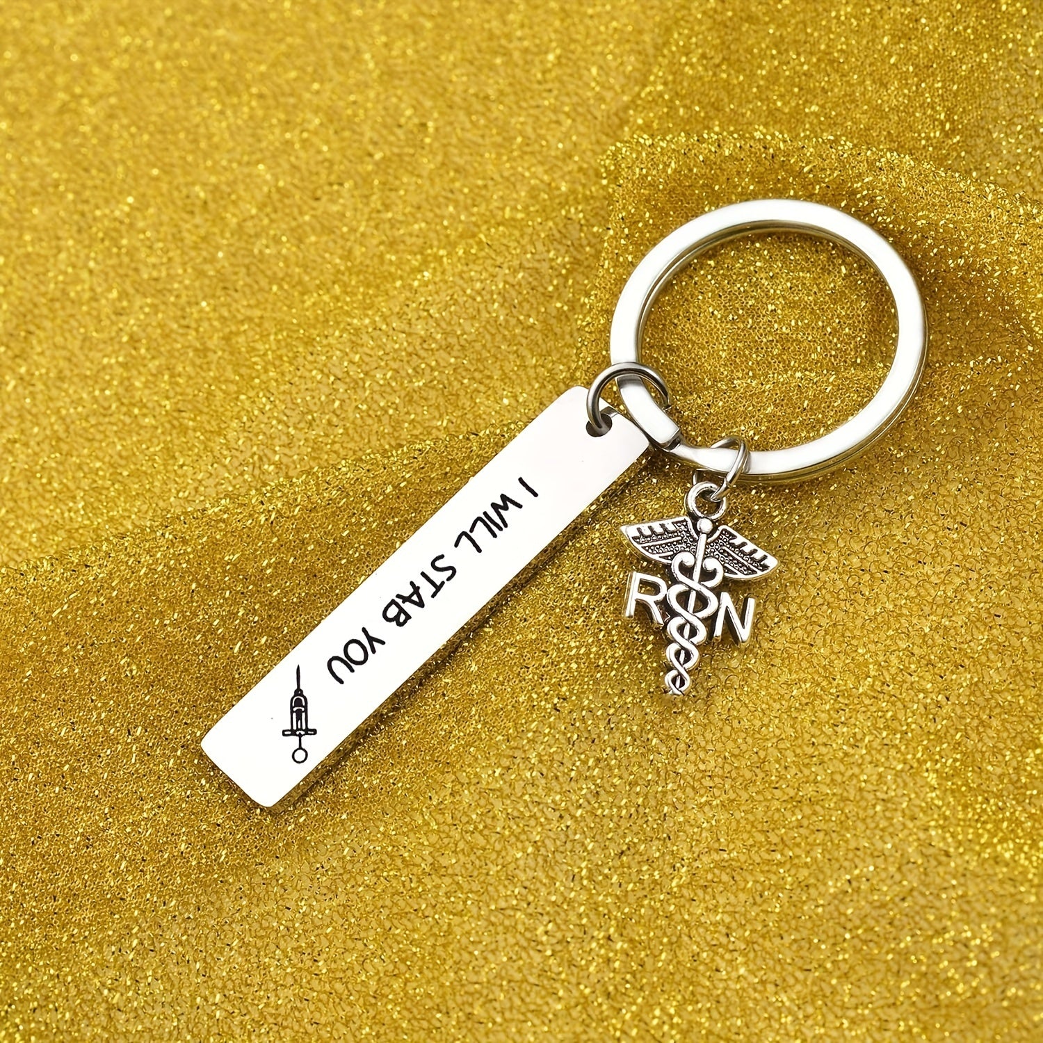 Stainless Steel Keychain Nurse's Gift