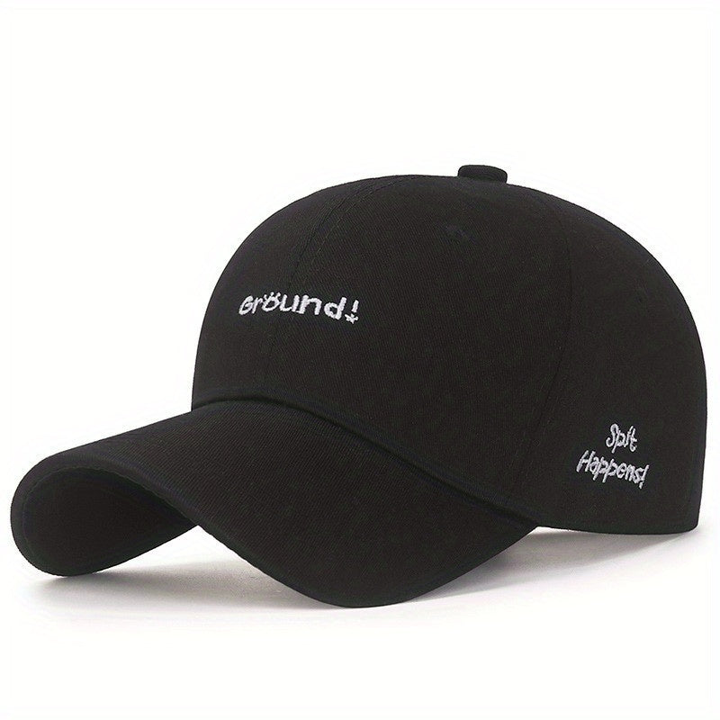 Embroidery Couple Baseball Cap Solid Cotton Dad Hats Casual Unisex Sun Hats