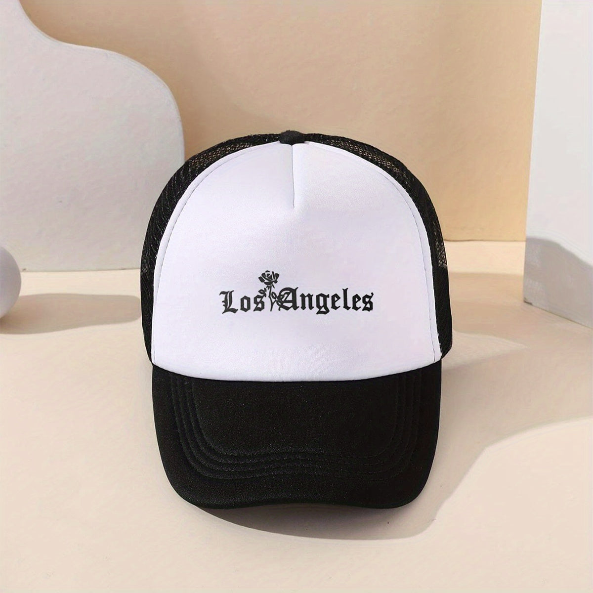 LOS ANGELES Trucker Hats Block Baseball Mesh Dad Hats