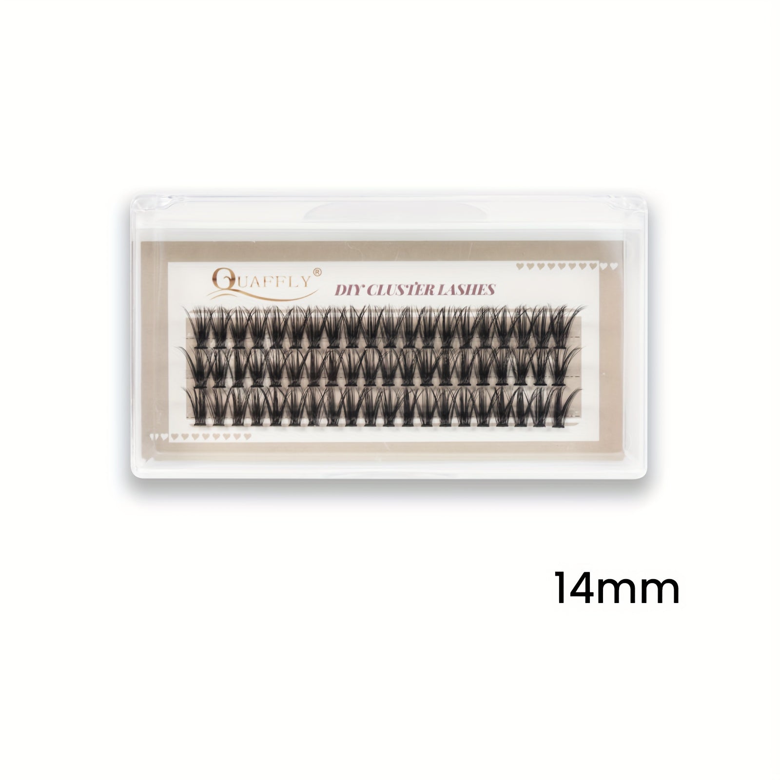 60Pcs DIY Eyelash Extensions 40P C Curling 10 12 14mm Fluffy & Long Cluster Fals