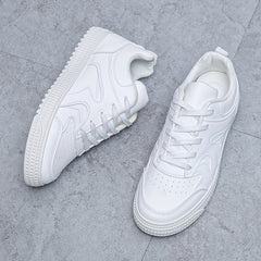Men's Non slip Skate Shoes Casual Comfy Lace up Walking Sneakers Flat Shoes