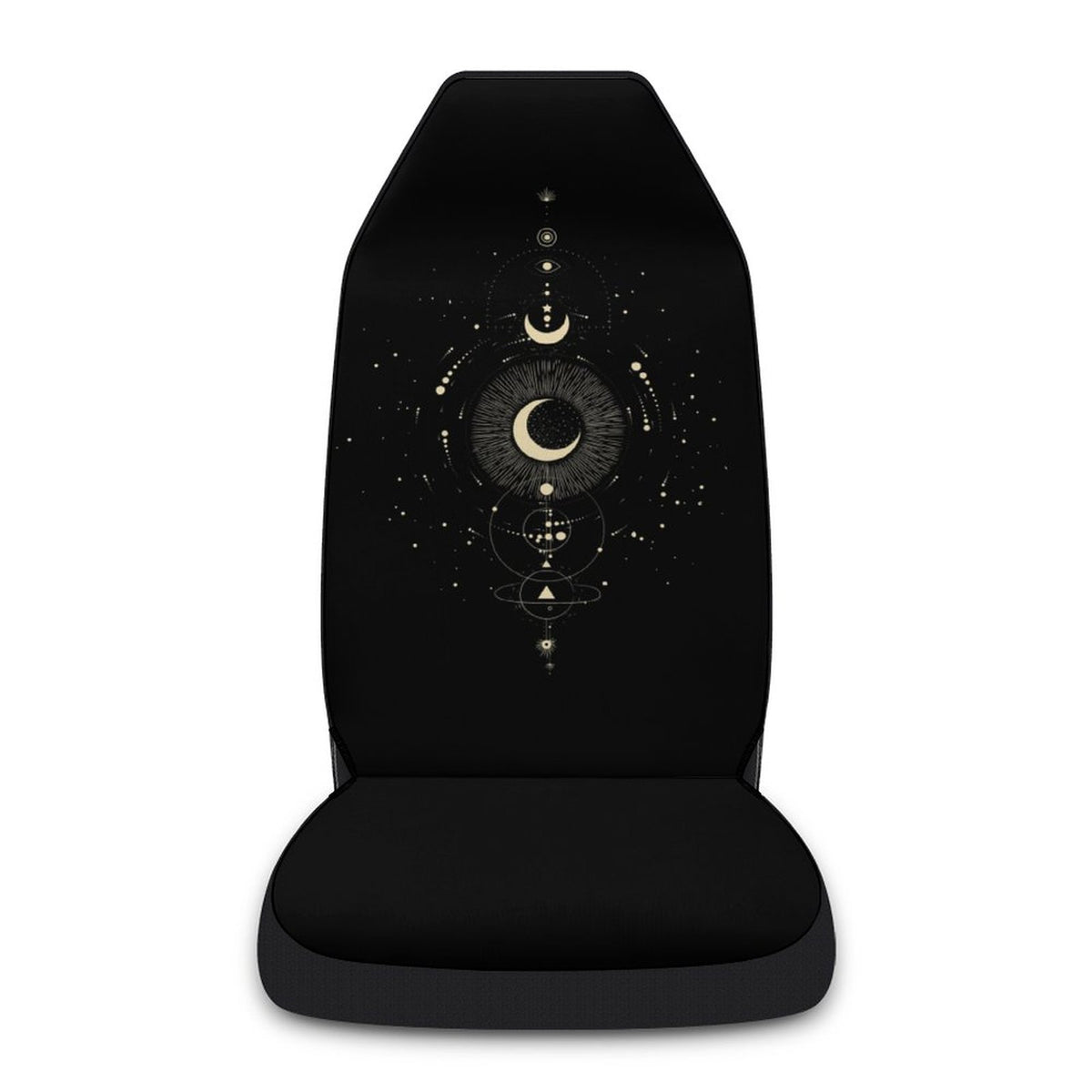 Printed Moon Universal Car Seat Cover