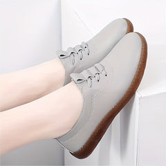 Women's Casual Lace Up Oxfords Low Top Shoes