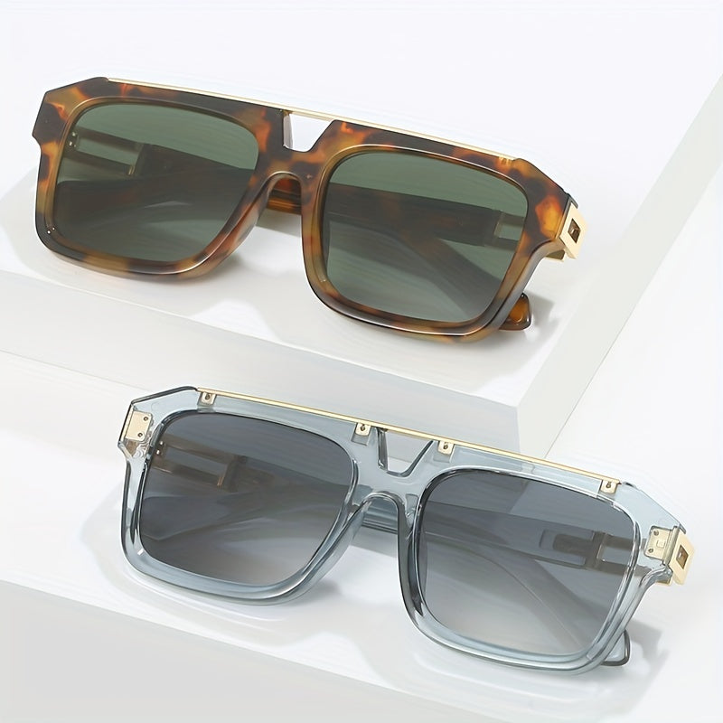 Vintage Square Sunglasses for Men