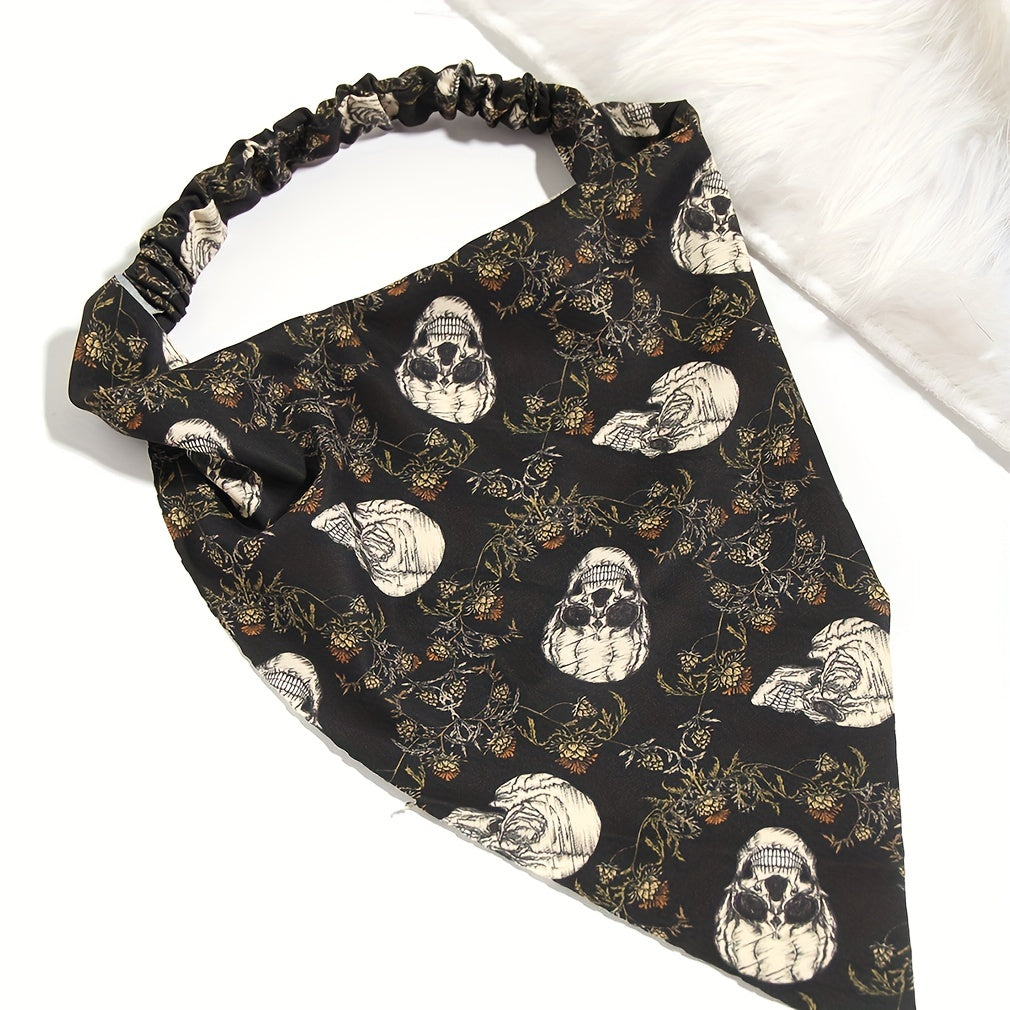 Cartoon Pattern Hair Band Triangle Towel Head Scarf Hair Accessories