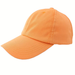 Solid Baseball Cap Lightweight Summer Outdoor Dad Hat