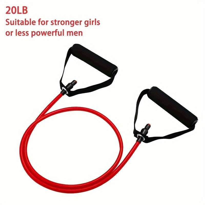 Resistance Bands with Handles for Home Workouts - Yoga Pilates Fitness