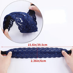 Lace Wide Brim Hairband Non Slip Hair Accessories