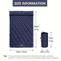 Fast Inflation Insulation Air Mattress 40D Nylon TPU Lightweight Portable