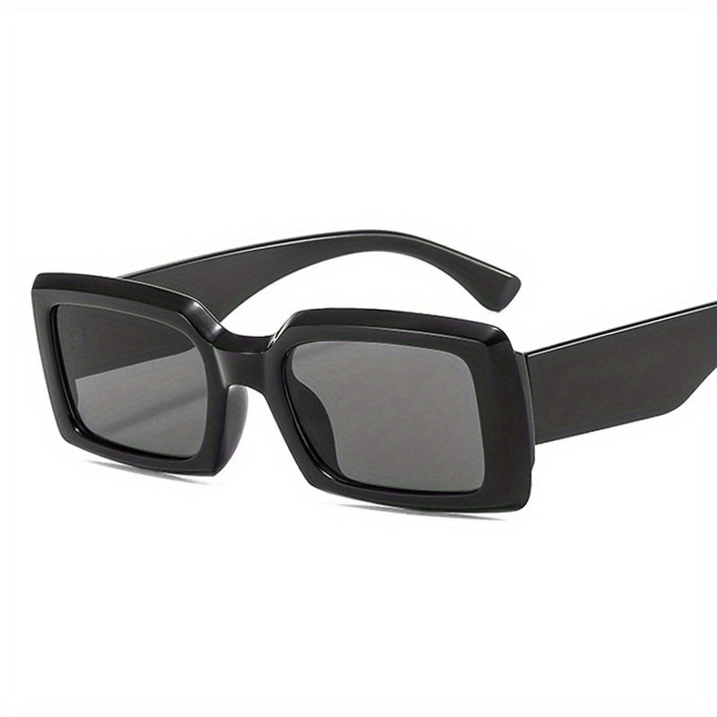 Rectangle Frame Sunglasses Y2K Casual Outdoor Eyewear UV400