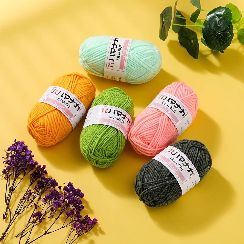 Soft Cotton Knitting Wool Yarn Thick Yarn Fiber Velvet Yarn For DIY Sweater