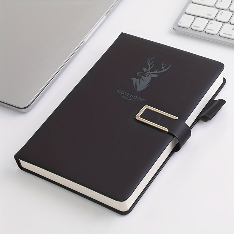 360 Page Leather Buckle A5 Notebook for Home Office and Study