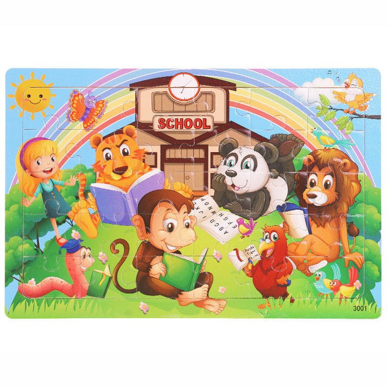 Wooden Jigsaw Puzzles for Kids - Educational Toys for Early Learning