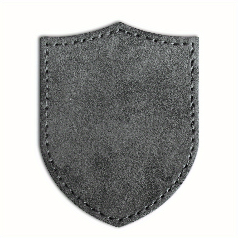 60pcs Blank Patches Laser Printing Leather Patch Iron On Sew On Repair Patch