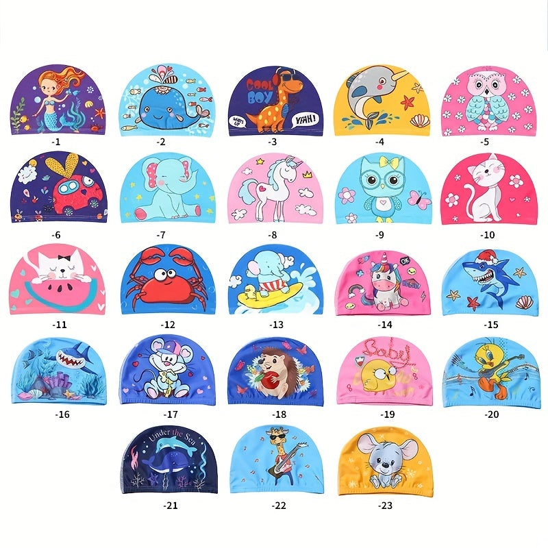 Mermaid Pony Swim Cap - Waterproof & Ear Protective Hat