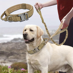 Military Tactical Dog Collar & Leash Set for All Breeds