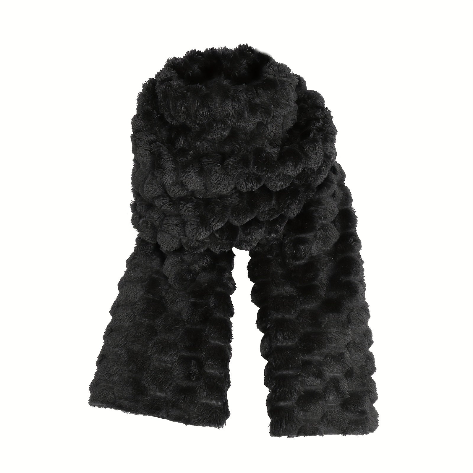 Men's Winter Thick Warm Striped Neck Scarf