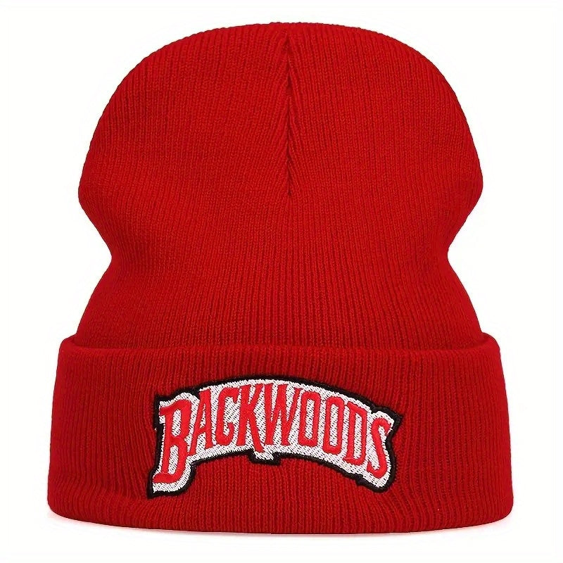 Hip hop Style Knitted Hat With Embroidery for Men