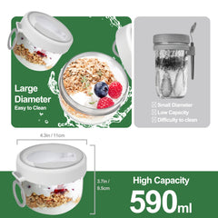 Leak Proof Food Jar Portable Breakfast Cups