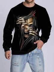 Men's 3D Pattern Print Sweatshirt for Autumn Winter
