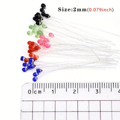 20pcs DIY Bionic Eye Fly Hook Binding Materials 2mm 3mm Fly Fishing Tying