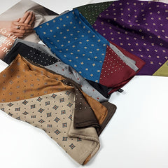 Gentleman Retro Silk Scarf Square Scarf