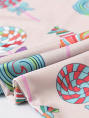 Girls Lollipop Print Slim Fit Leggings for Kids