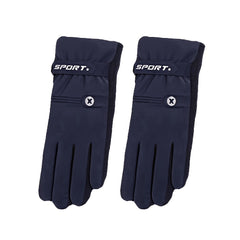 Winter Fleece Lined Warm Gloves Anti Slip Waterproof Touch Screen Gloves