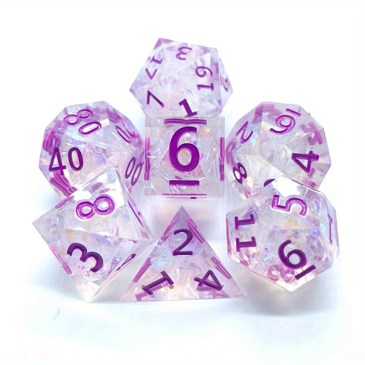 Resin Sided Dice Board Game - Dice Optional