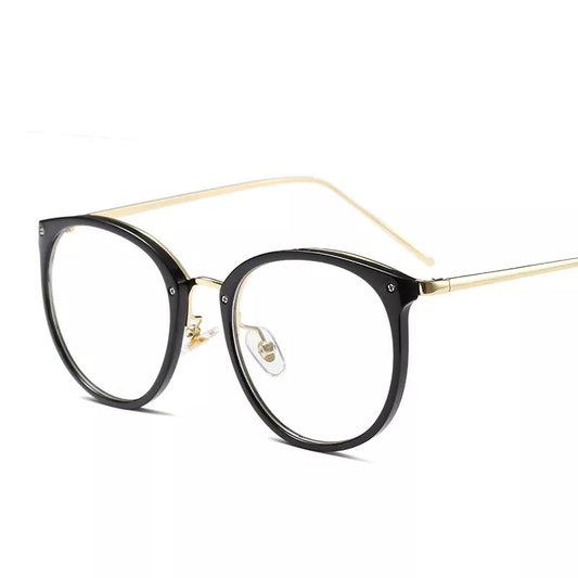 Round Frame Light Blocking Glasses for Women Unisex