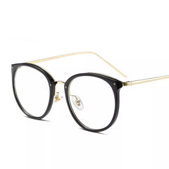 Round Frame Light Blocking Glasses for Women Unisex