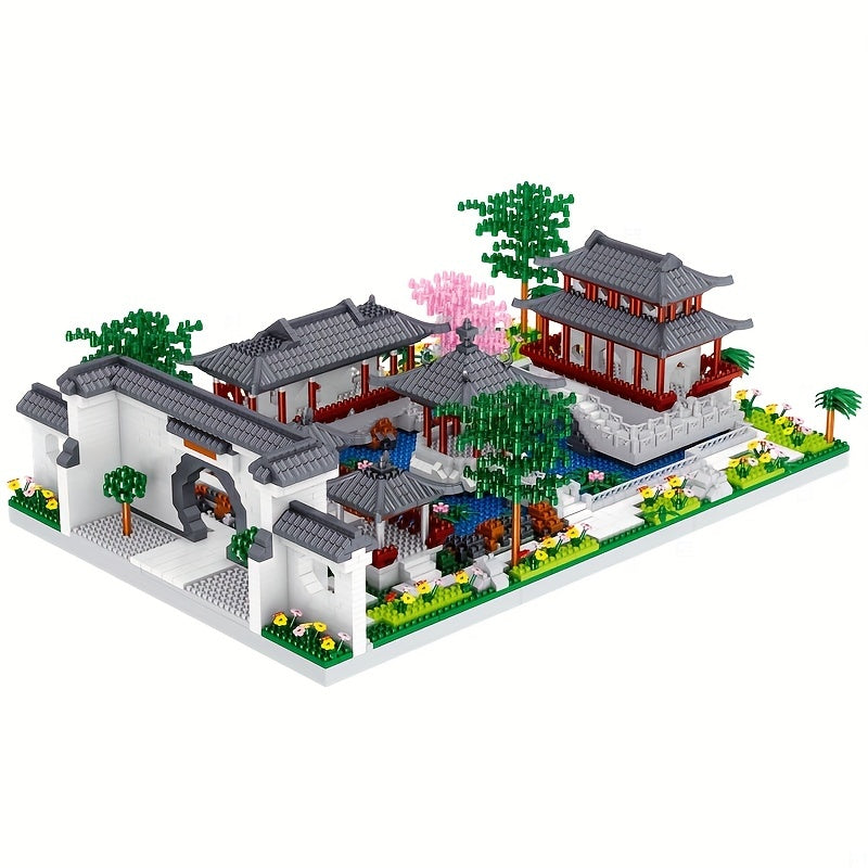 Building Block Toys DIY Suzhou Garden Assembly Model