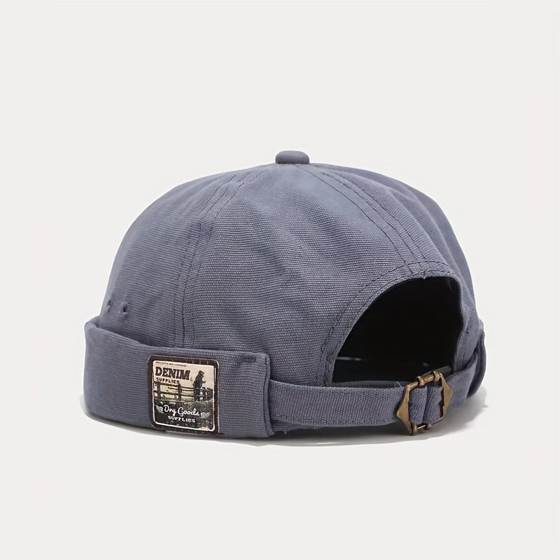 Men's Melon Leather Hat Beanie Hat