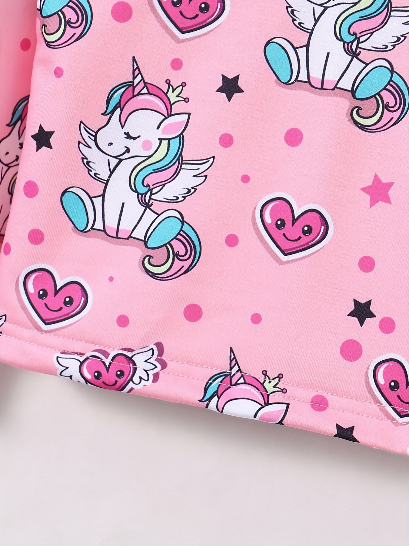 Girl's Cartoon Graphic Hoodie for Spring/Autumn