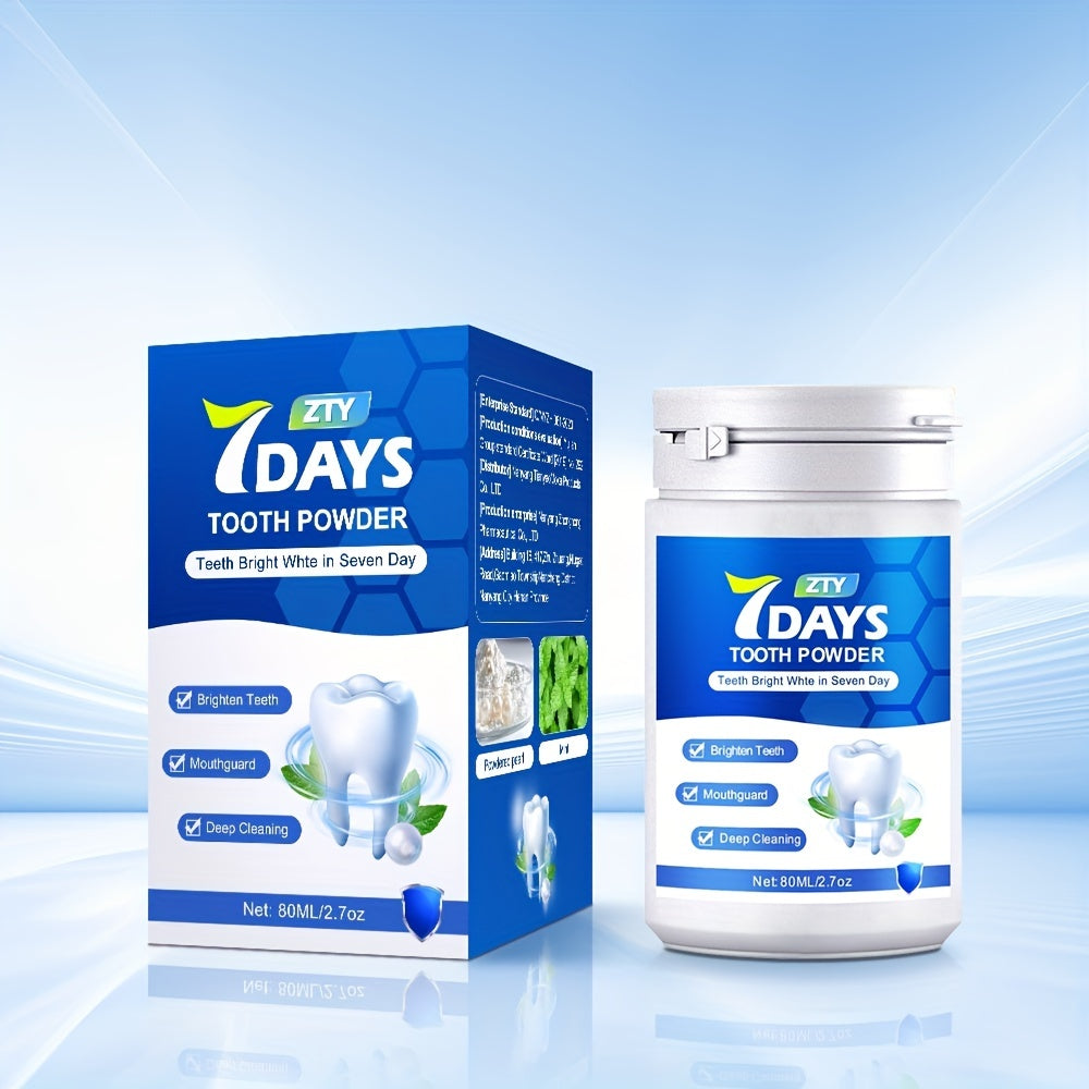 Mint Fresh Teeth Whitening Powder Tartar Oral Care Breath Freshener