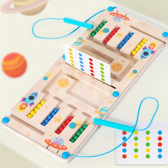 Family Strategy Game Wooden Perception Reasoning Enhancement