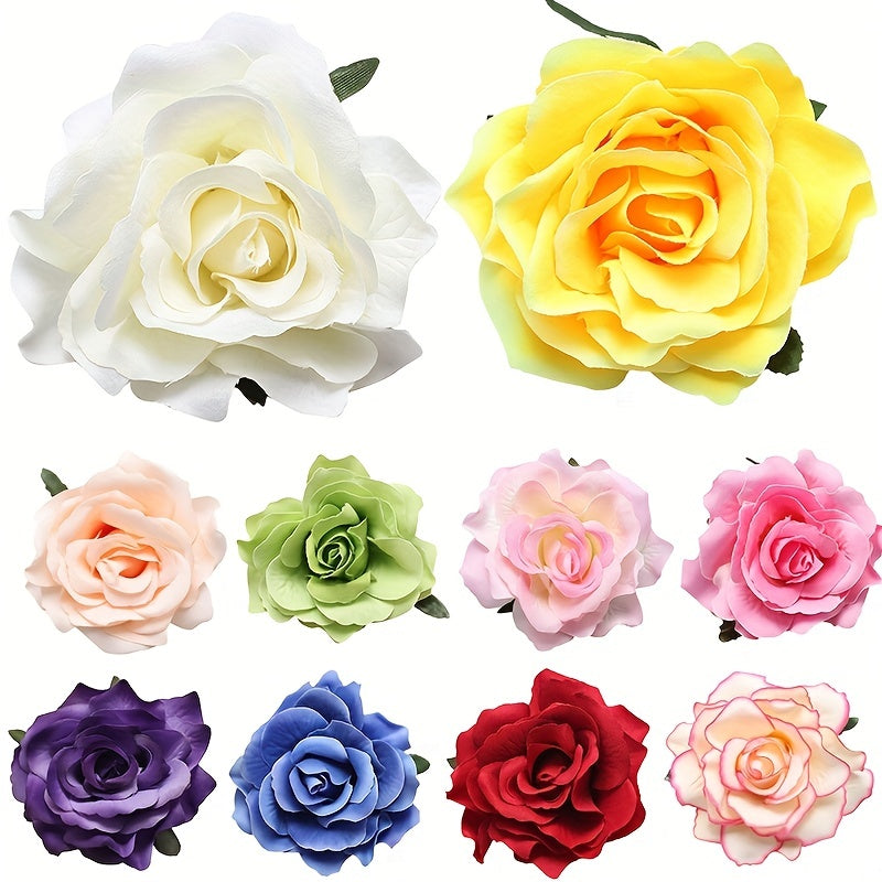 Rose Flower Hair Clips Non Slip Hair Decoration Bridal Wedding Accessory