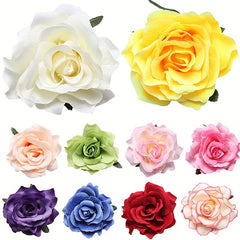 Rose Flower Hair Clips Non Slip Hair Decoration Bridal Wedding Accessory