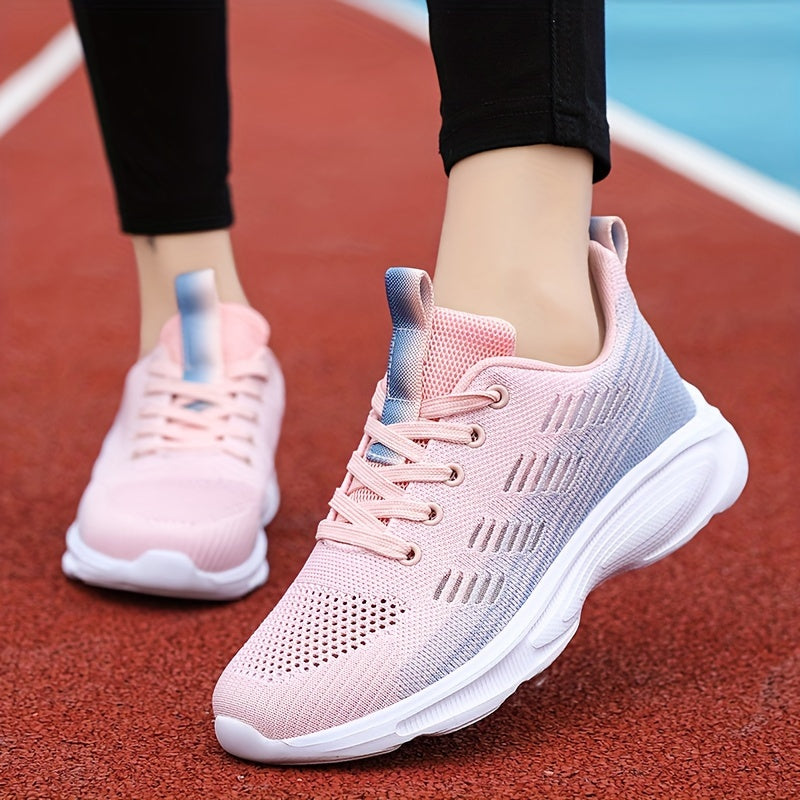Breathable Thick Sole Shock Absorption Running Shoes