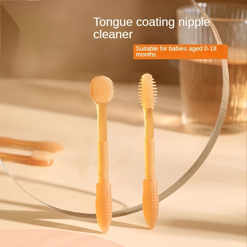 Baby Silicone Toothbrush Toddler Training Toothbrush Infant Oral Care Tool