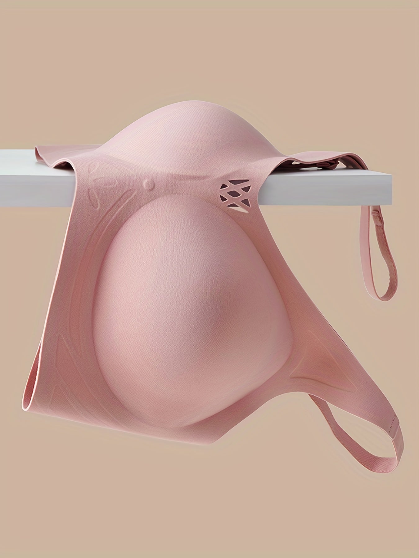 Pinkl Wireless Breathable Full Coverage Bra Solid Hollow Bra
