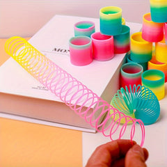 12pcs Mini Rainbow Circle Toy 3 1 25'' Diameter Stacking Circles