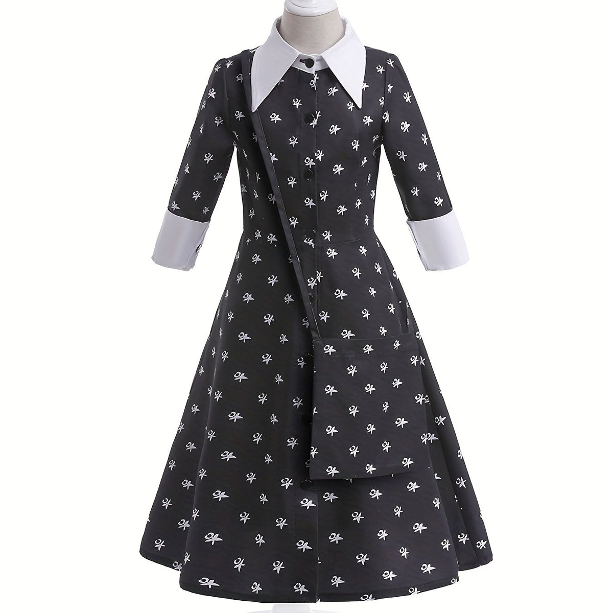 Girl s Halloween Cosplay Costume Dress & Bag Set