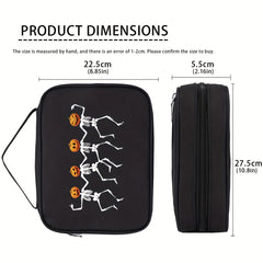 Halloween Printed Bible Bag Casual Visually Appealing Versatile Handbag