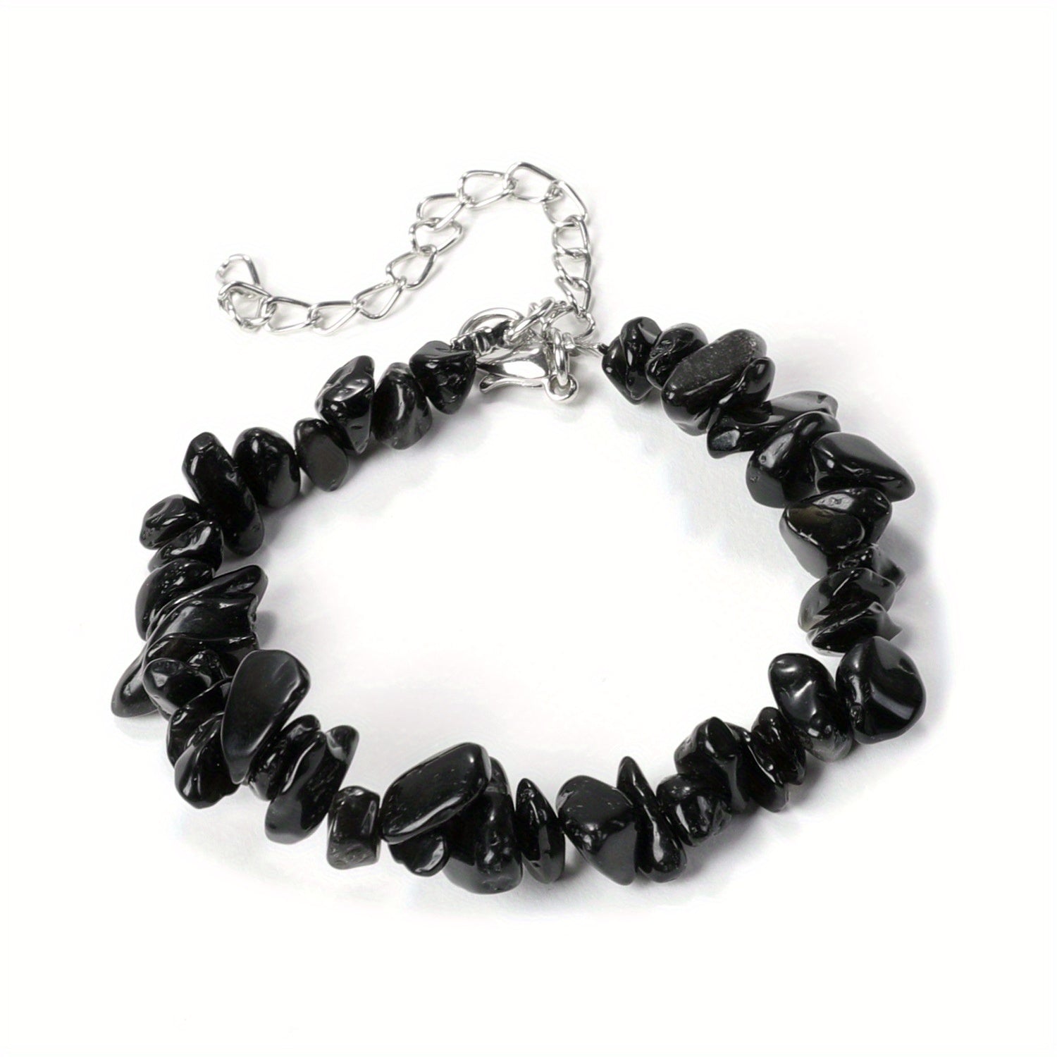 Natural Crystal Stone Irregular Bohemian Style Bracelet