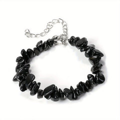 Natural Crystal Stone Irregular Bohemian Style Bracelet