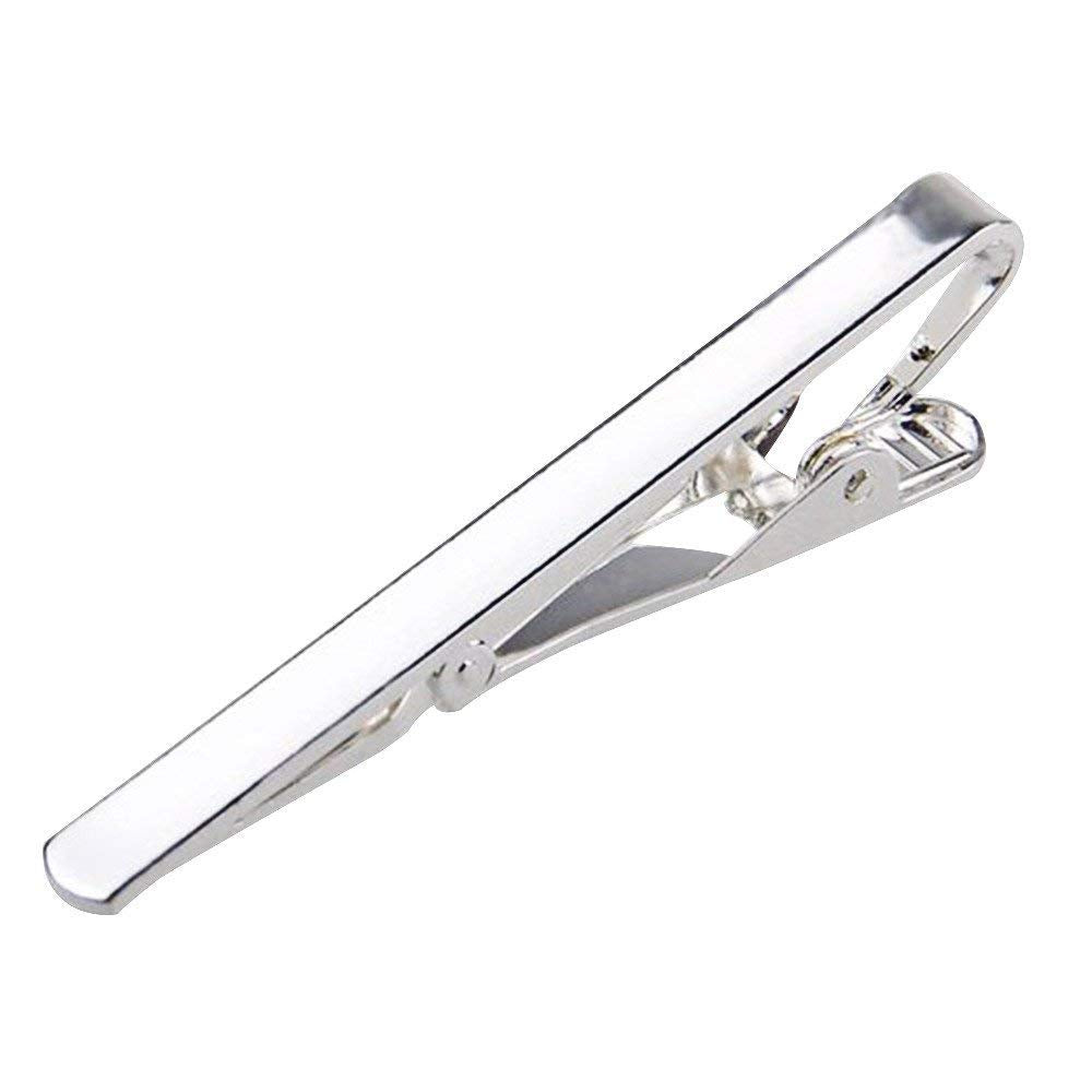 Metal Necktie Tie Bar Clasp Clip Clamp Pin Men's Women's Tie Clip
